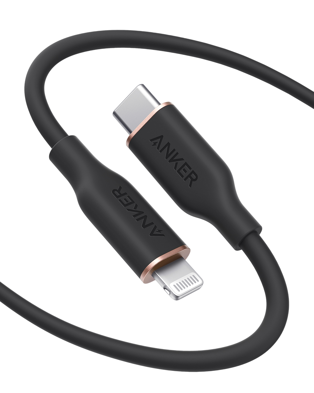 Refurbished Anker 641 USB-C to Lightning Cable (Flow, Silicone)